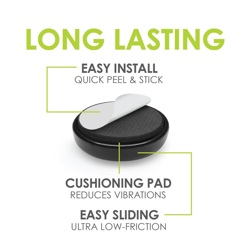 Slipstick GorillaGlides Kitchen Appliance Sliders (24 x 3/4Round Glides) Self Adhesive Countertop Appliance Sliders Provide Easy Sliding and Saves Space on Counters - Image 3